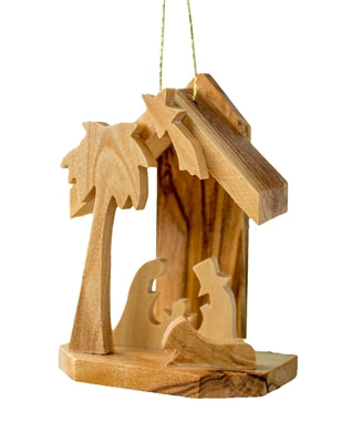 Ornament Olive Wood Nativity