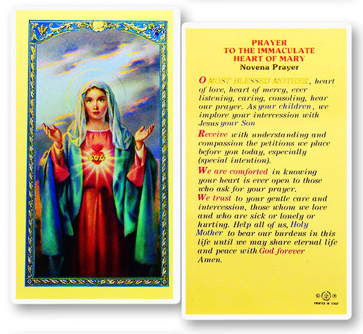 Immaculate Heart Of Mary Novena