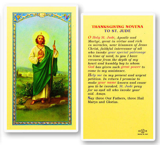 Thanksgiving Novena - St. Jude