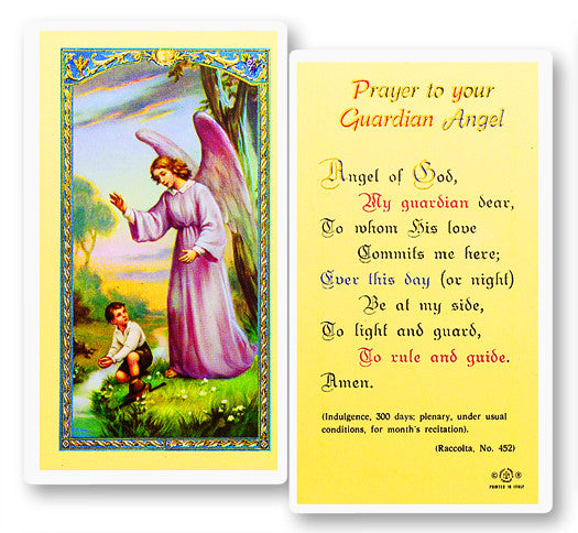 Prayer To Guardian Angel - Boy