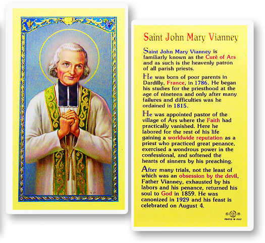 St. John Mary Vianney Biography