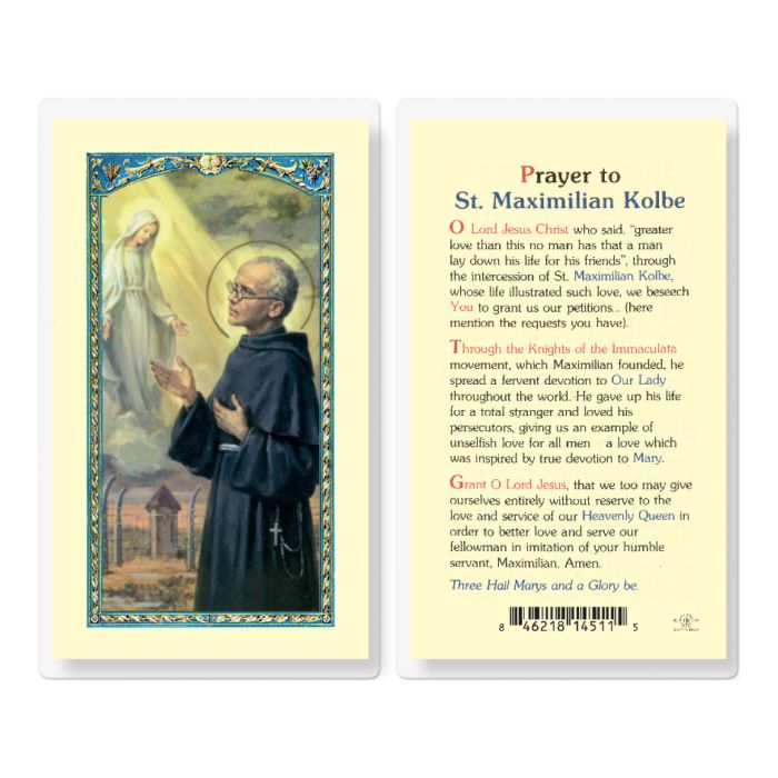 Oración a San Maximiliano Kolbe