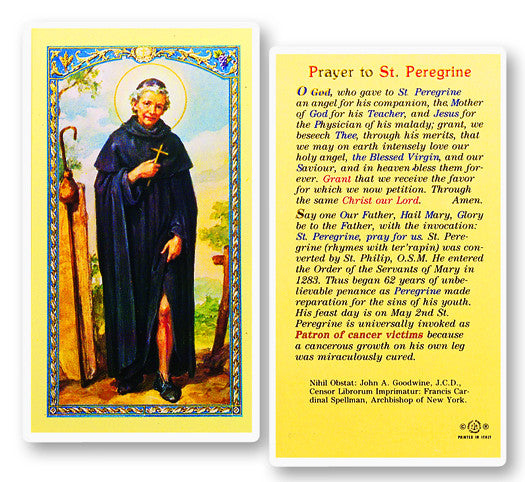 Prayer To St. Peregrine Holy