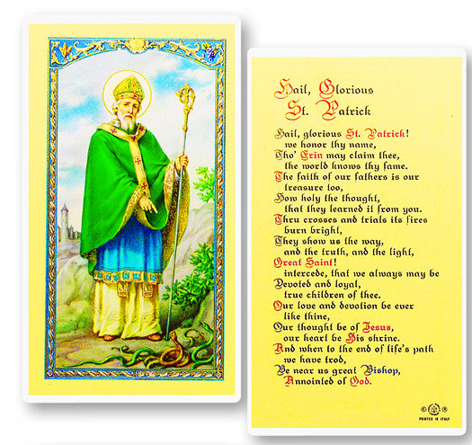 St. Patrick-Hail Glorious Saint