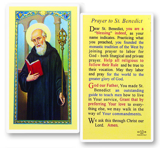 St Benedict - A Prayer To