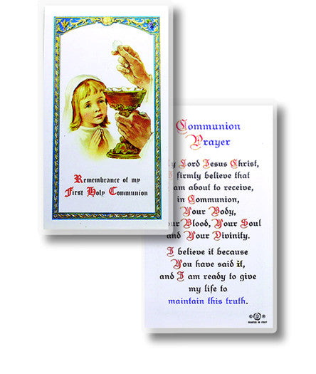 Communion Girl - Popular Prayer
