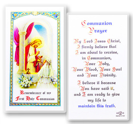 Communion Girl - Popular Prayer
