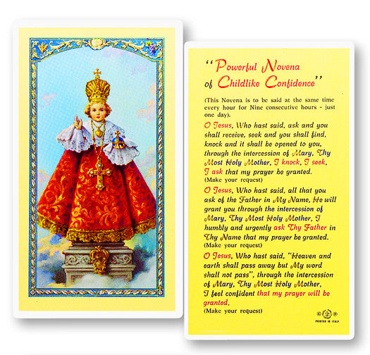 Infant Of Prague -Novena Prayer