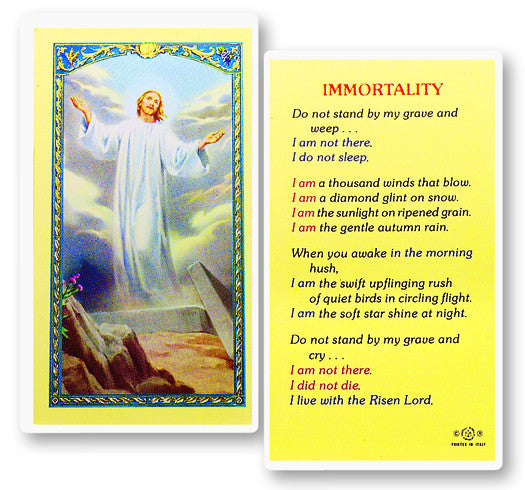 Immortality - Risen Christ Holy