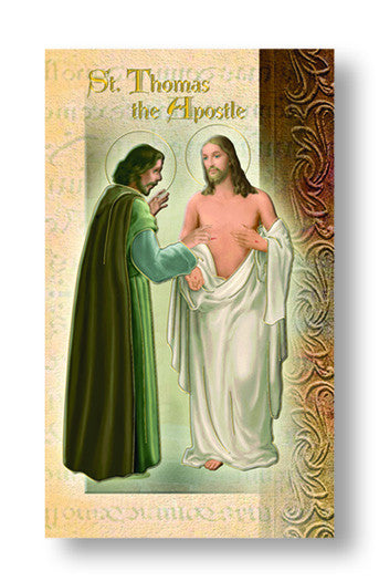 Biography St Thomas The Apostle