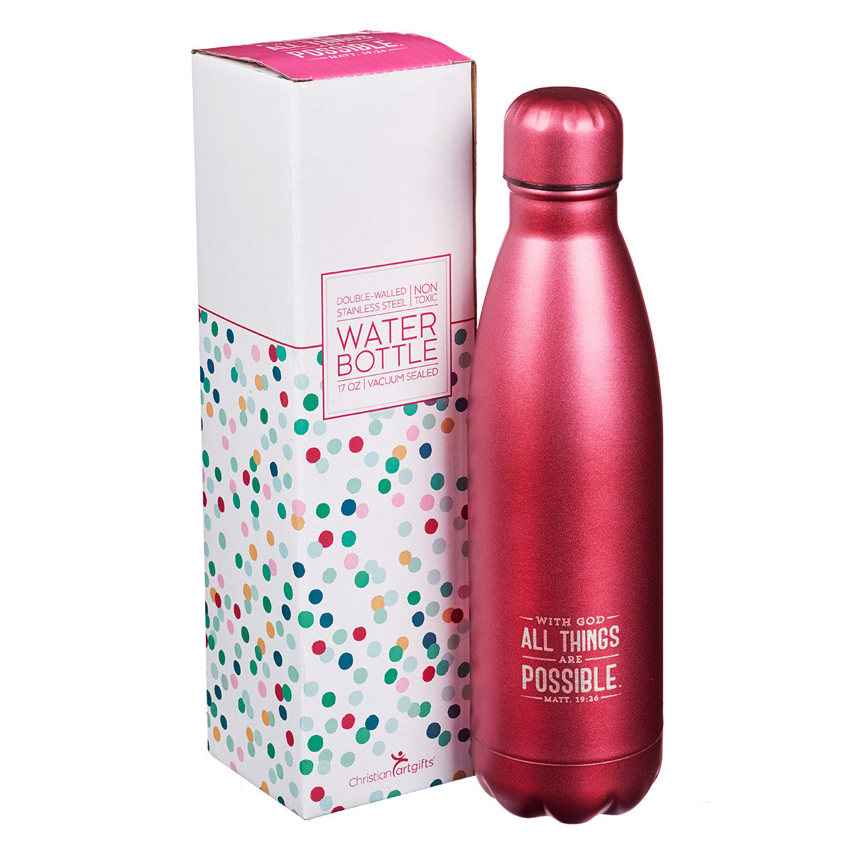 All Things Are Possible Stainless Steel Water Bottle