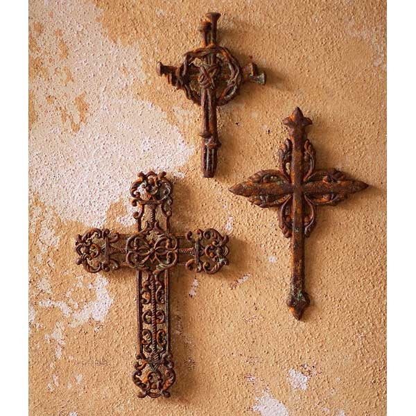 Rustic Cast Iron Crosses