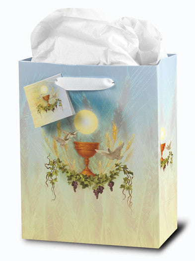First Communion Gift Bag with Tissue Small
