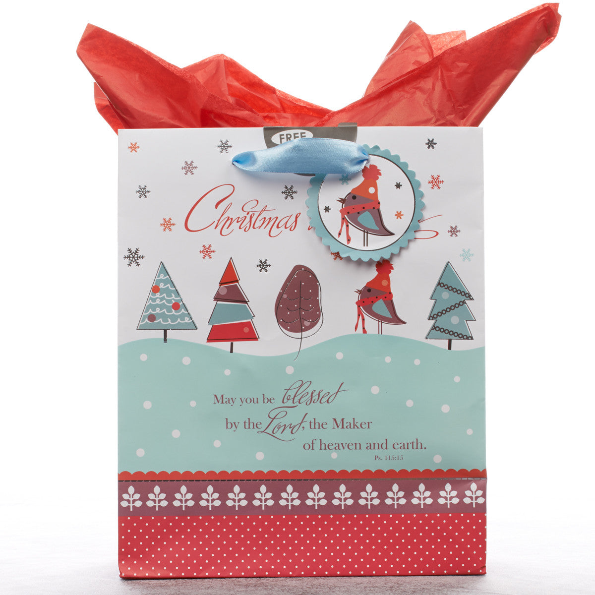 Medium Gift Bag: Christmas Blessings - Ps 115:15