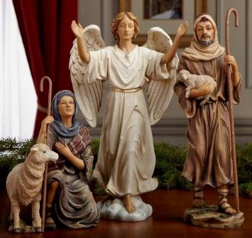 Real Life Nativity - 14 Inch Figures