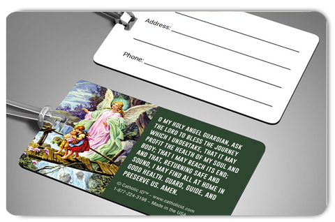 Guardian Angel Luggage Tag