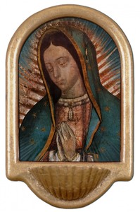 Our Lady of Guadalupe Holy Water Font