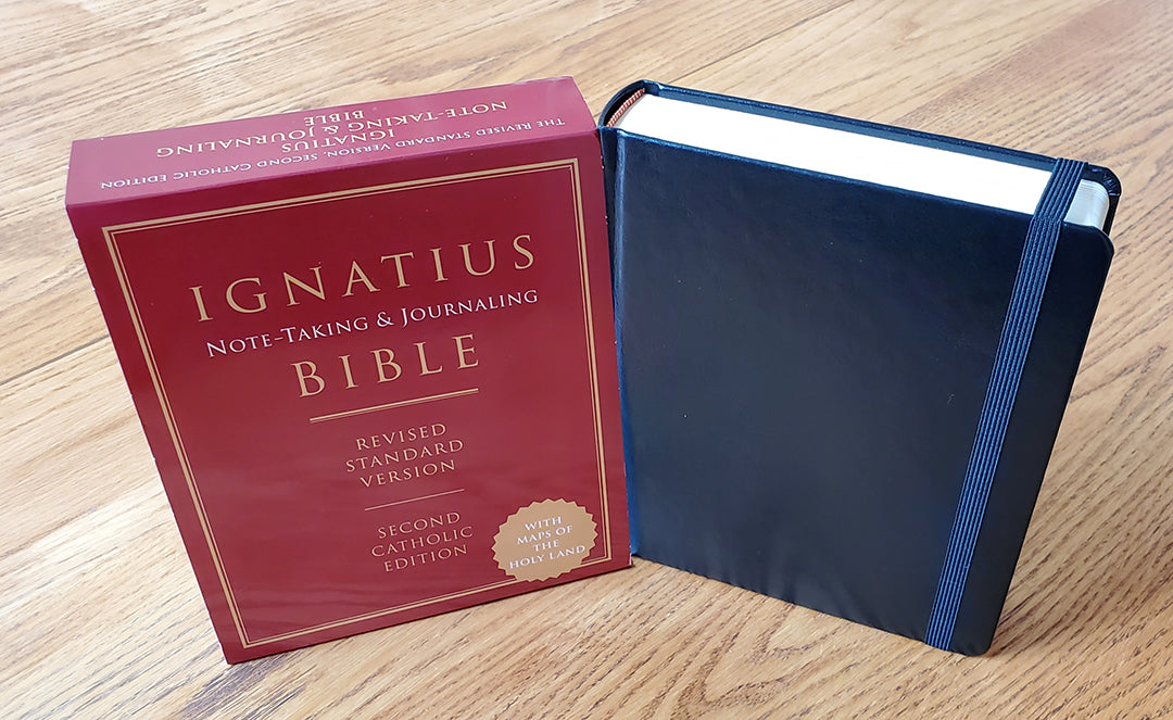 Biblia de Ignacio para llevar un diario y tomar notas: versión estándar revisada, segunda edición católica 