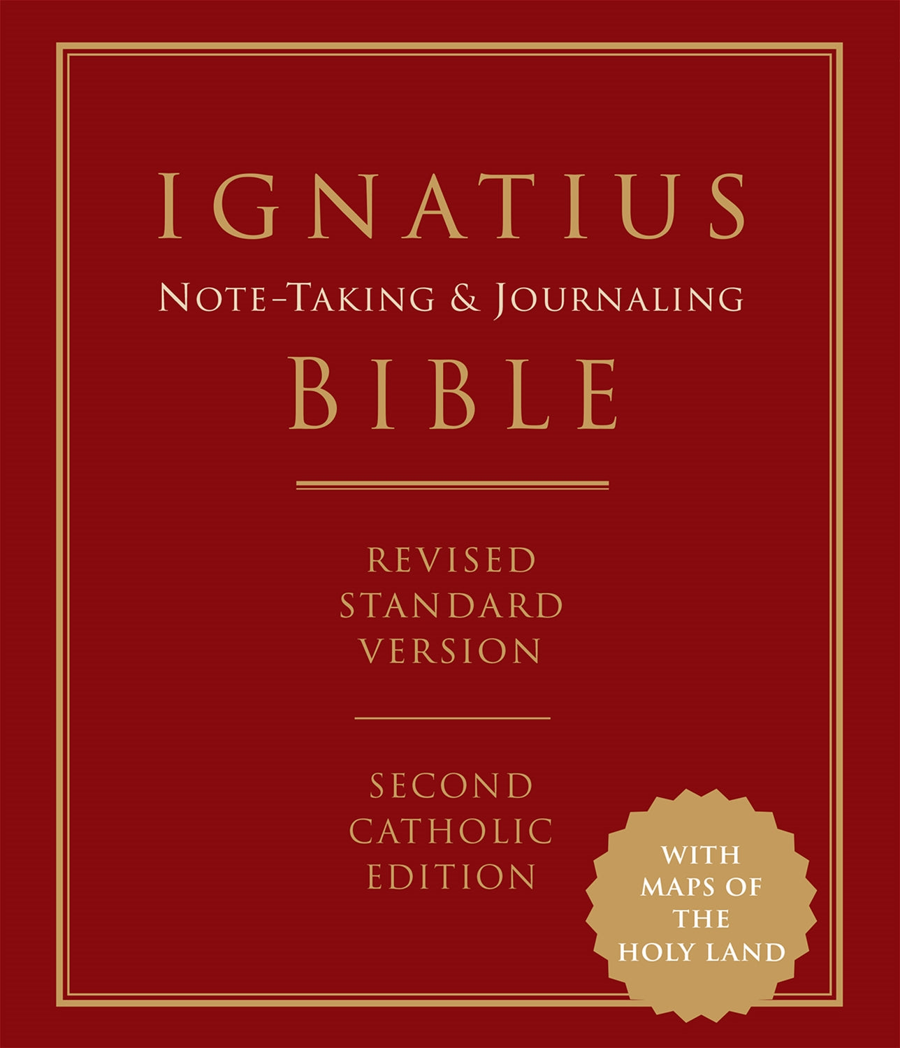 Biblia de Ignacio para llevar un diario y tomar notas: versión estándar revisada, segunda edición católica 
