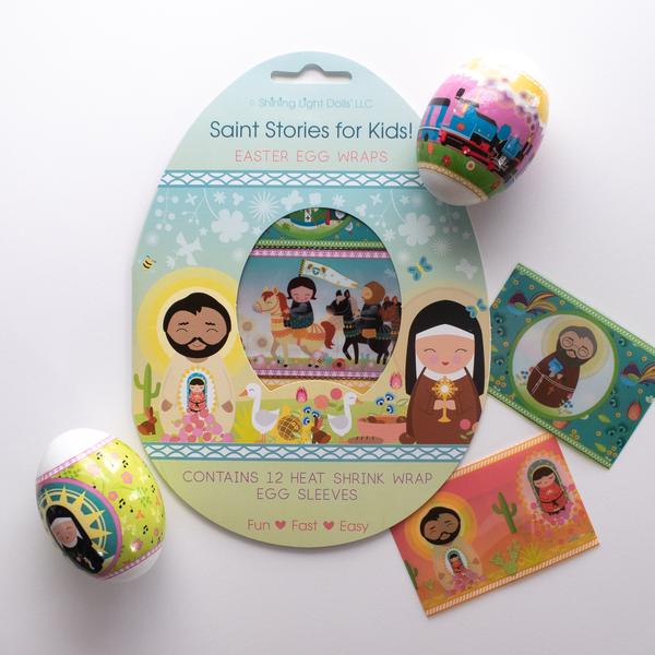 Saint Stories for Kids Easter Egg Wraps