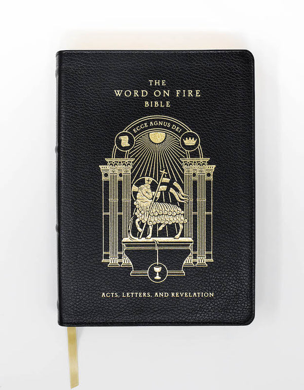 The Word on Fire Bible (Volume II): Acts, Letters and Revelation-Leather