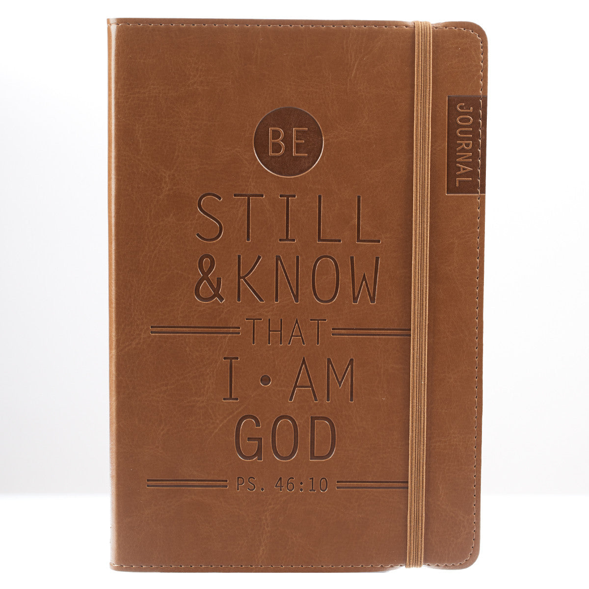 Be Still & Know - Psalm 46:10 Tan Flexcover Journal