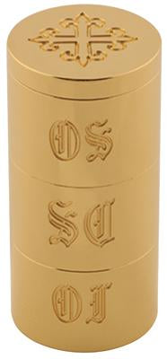 Triple Oil Stock, Gold Plated