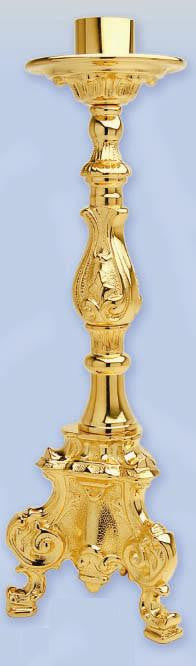 Altar Candlestick, Gold Plated, 15 1/4'' tall, each