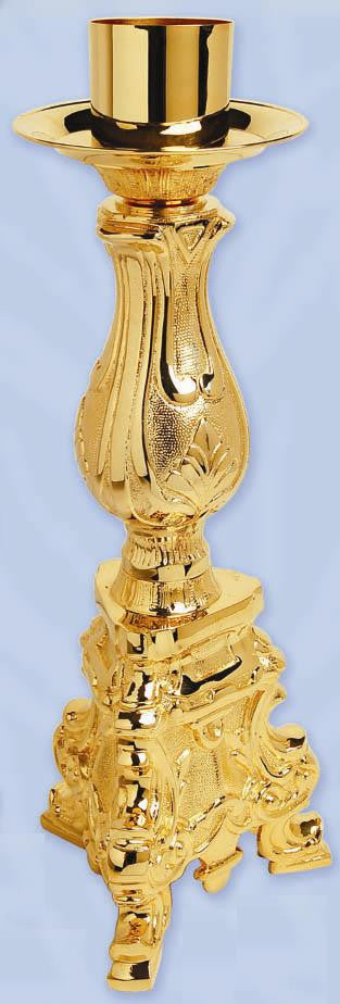 Paschal Candle Holder, Gold Plated, 21 3/4'', each