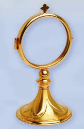 Chapel Monstrance, Gold Plated