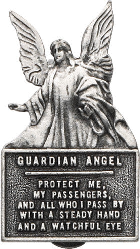 Ángel de la Guarda Protect Me Visor Clip Cardado