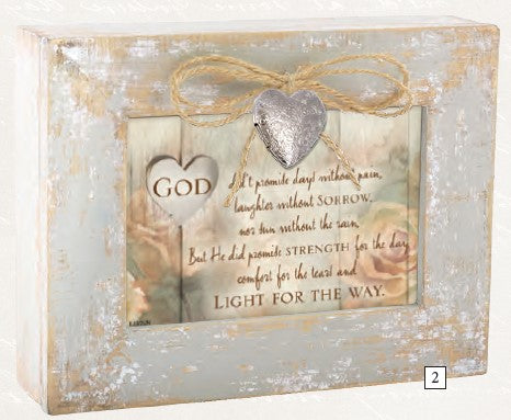 God Promises Strength Music Keepsake Box