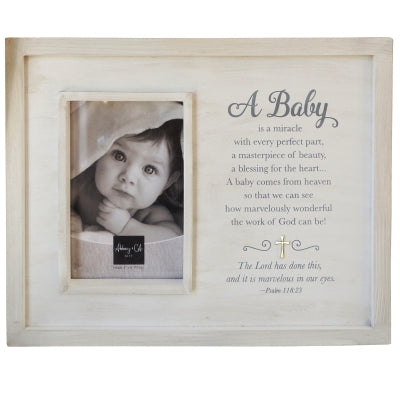 A Baby is a Miracle Picture Frame