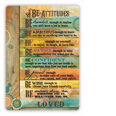 Teen Be-Attitudes Prayer Cards