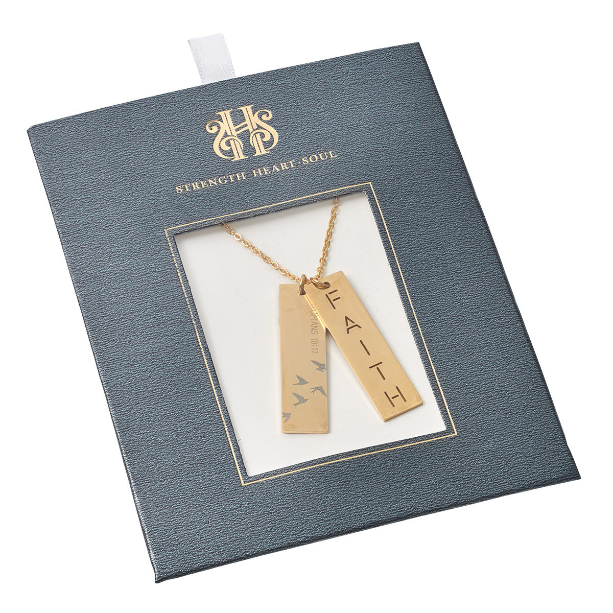 Faith Double Bar Necklace