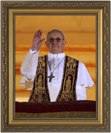 Papa Francisco Dando Bendición 8x10