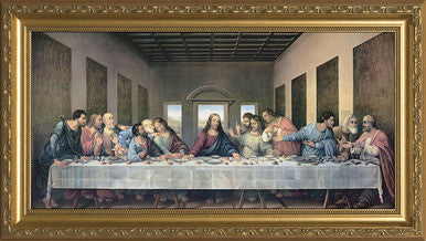 Last supper by Da Vinci 8x16
