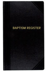 Baptismal Register  9 x14"