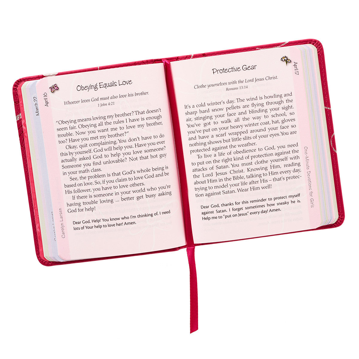 One Minute Devotions for Girls - Lux Leather edition