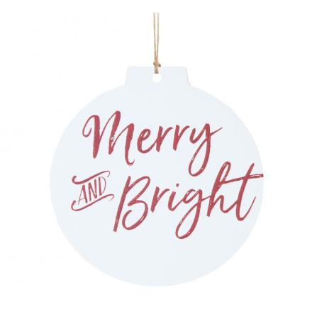 Merry And Bright - Ornament