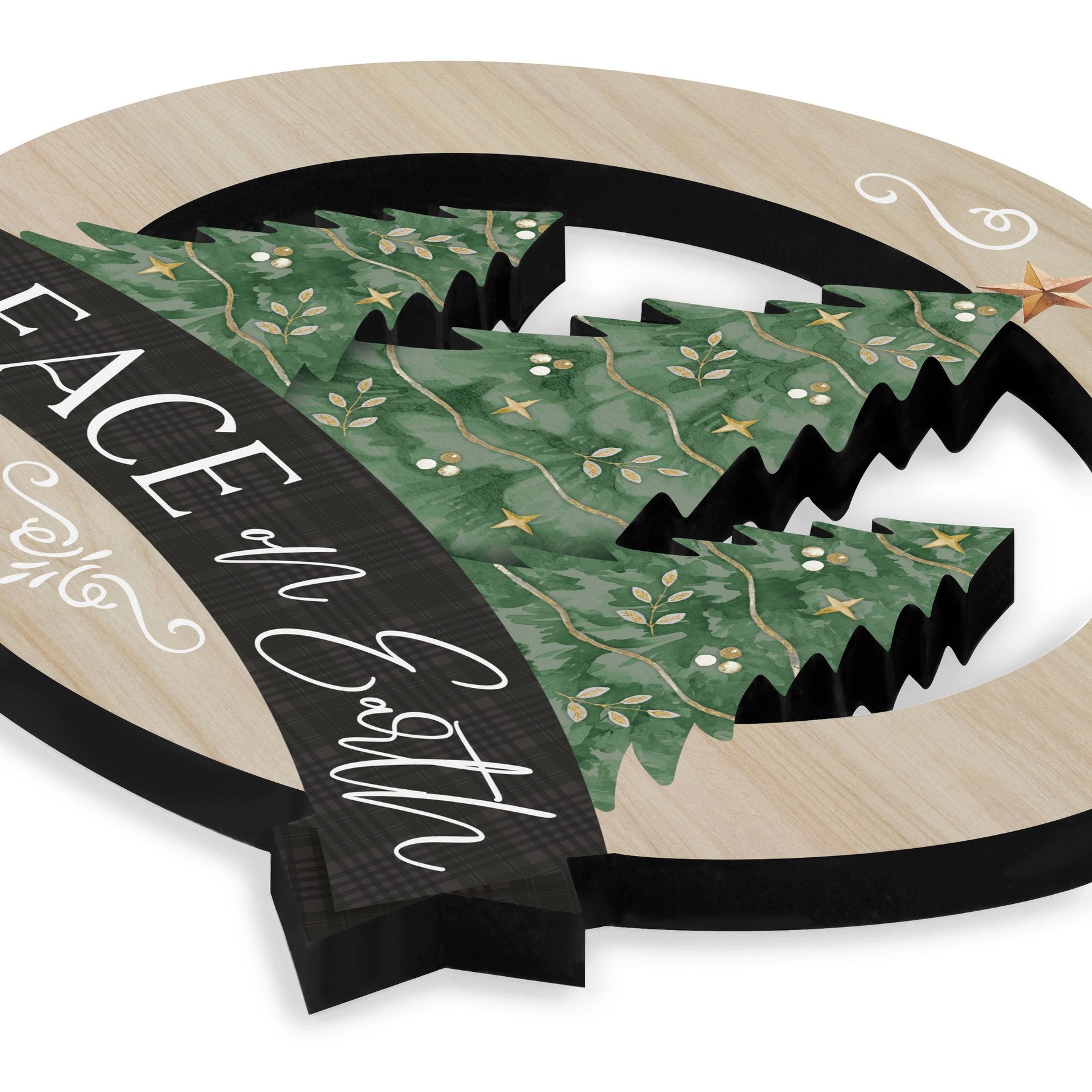 Peace On Earth/Trees Ornament