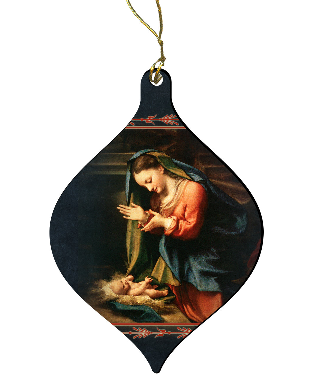 Madonna adorando al niño de Correggio