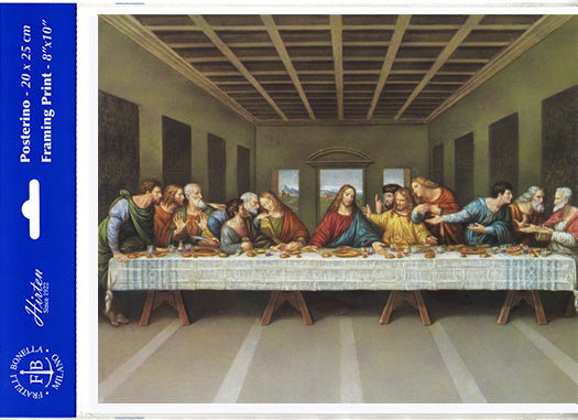 Last Supper Davinci Print 8x10