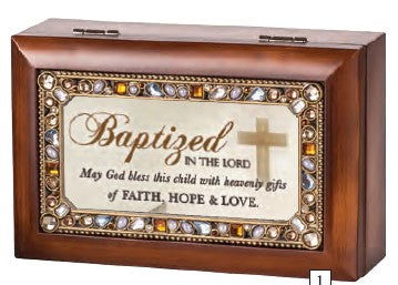 Baptism Keepsake Music Box