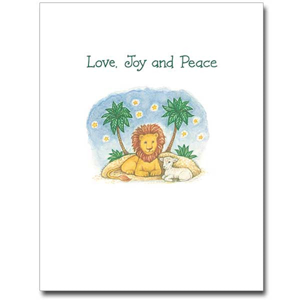 Love Joy And Peace Christmas Petite Note