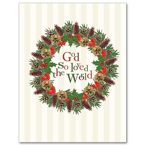 God So Loved The World Christmas Petite Note