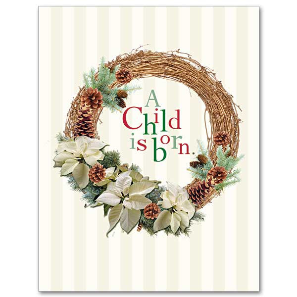 A Child Is Born Christmas Petite Note