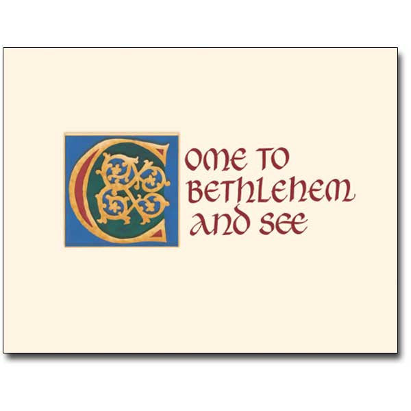 Come To Bethlehem And See Christmas Petite Note