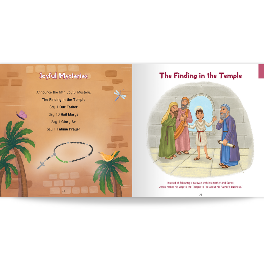 Pray and Think Imaginative Rosary Book (ages 6+)