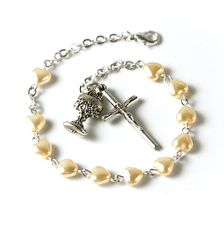 First Holy Communion Rosary Bracelet